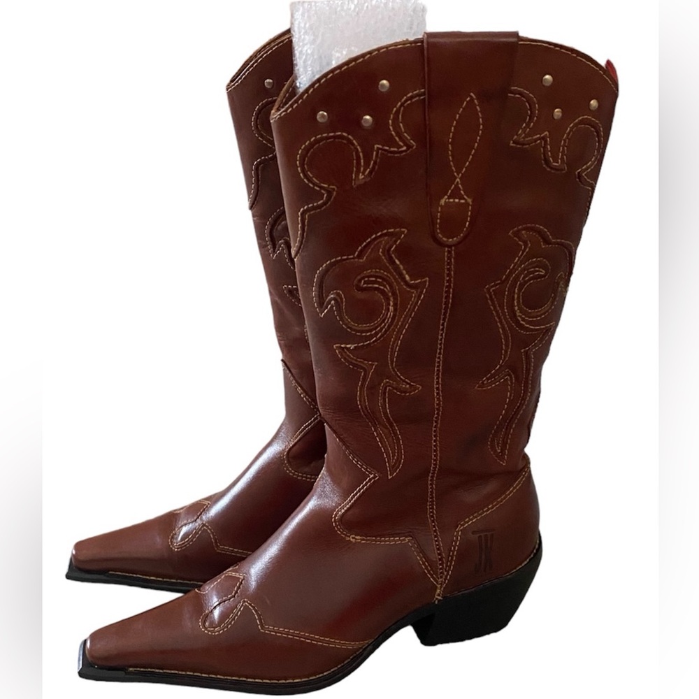 JK Diane western leather boots(7M)